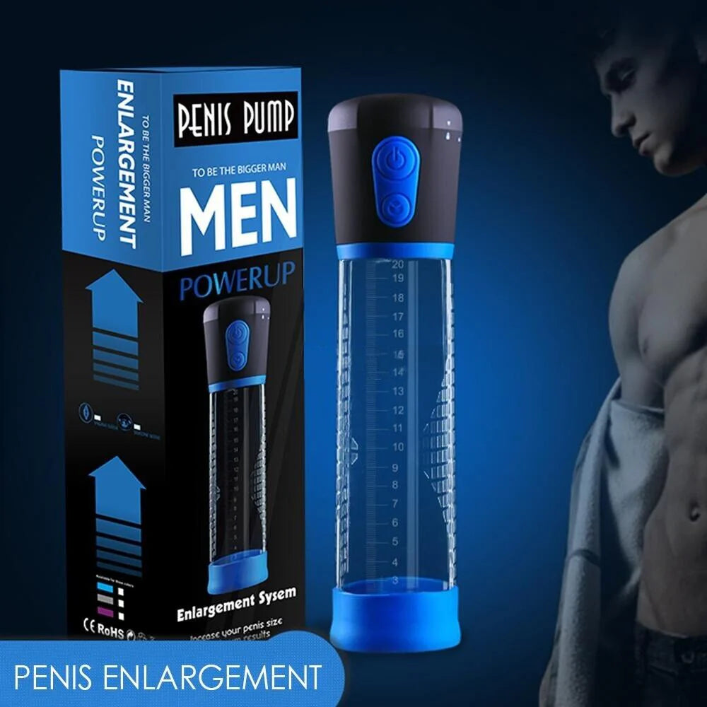Vacuum Penis Pump for Male ED Enhancement Erectile Enlargement Penis Enlarger BG