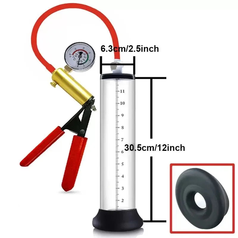 EXTRA LARGE Good Vibes Penis Pump (12inch Length)