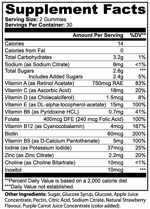 BEAR Multivitamin Gummies (Adult)