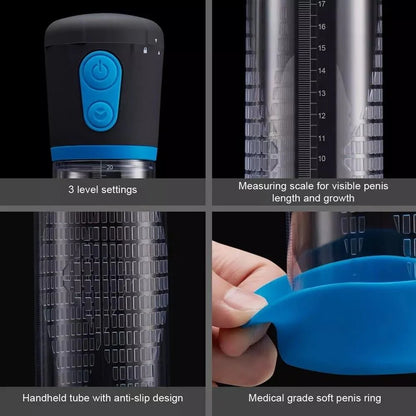 Vacuum Penis Pump for Male ED Enhancement Erectile Enlargement Penis Enlarger BG