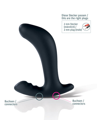 Mystim Twisting Tom - with e-stim - Black