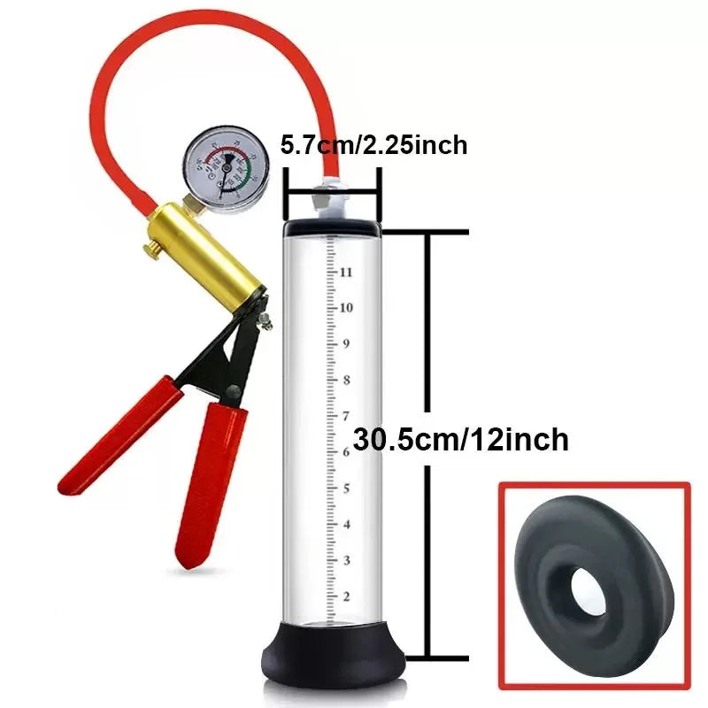 EXTRA LARGE Good Vibes Penis Pump (12inch Length)
