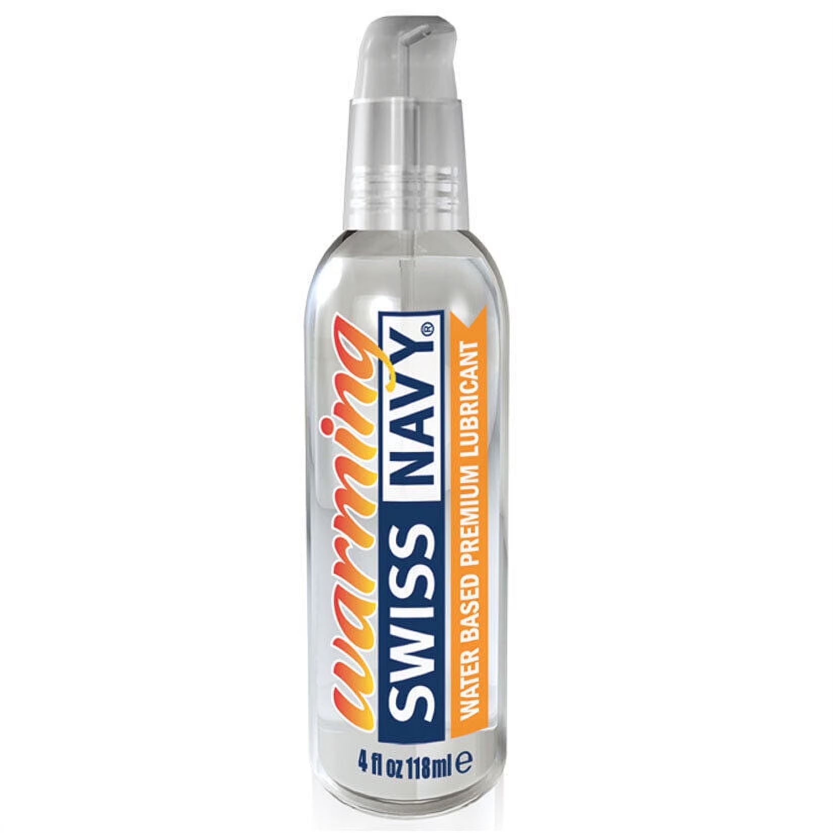Warming Liquid Lube, Water-Based Personal Lubricant for Men, Women and Couples, 4 Fl. Oz.