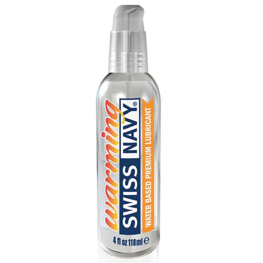 Warming Liquid Lube, Water-Based Personal Lubricant for Men, Women and Couples, 4 Fl. Oz.